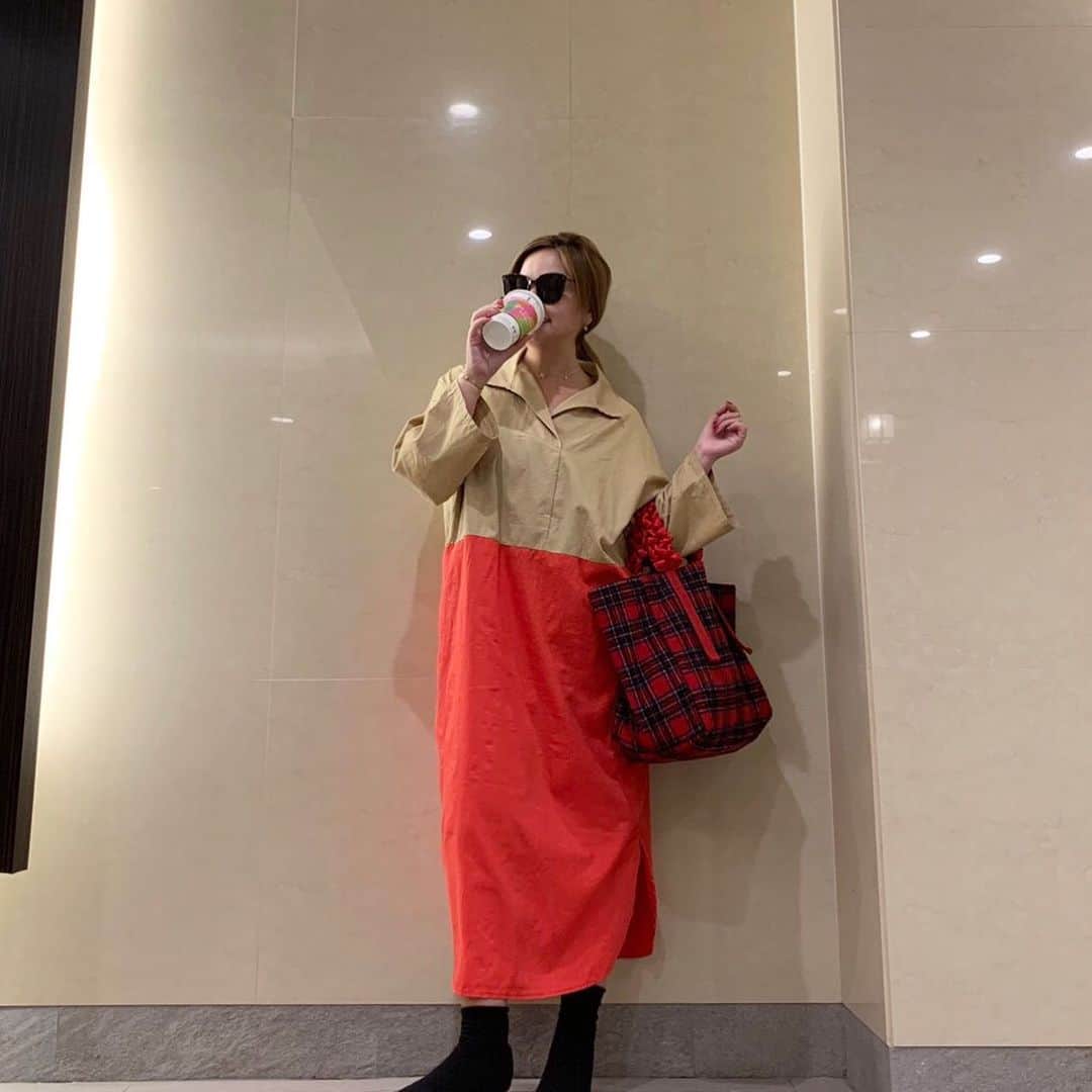 内田新菜さんのインスタグラム写真 - (内田新菜Instagram)「新作ワンピの私服♡ ・ ・ #lifeinnina」10月3日 2時00分 - ninauchida