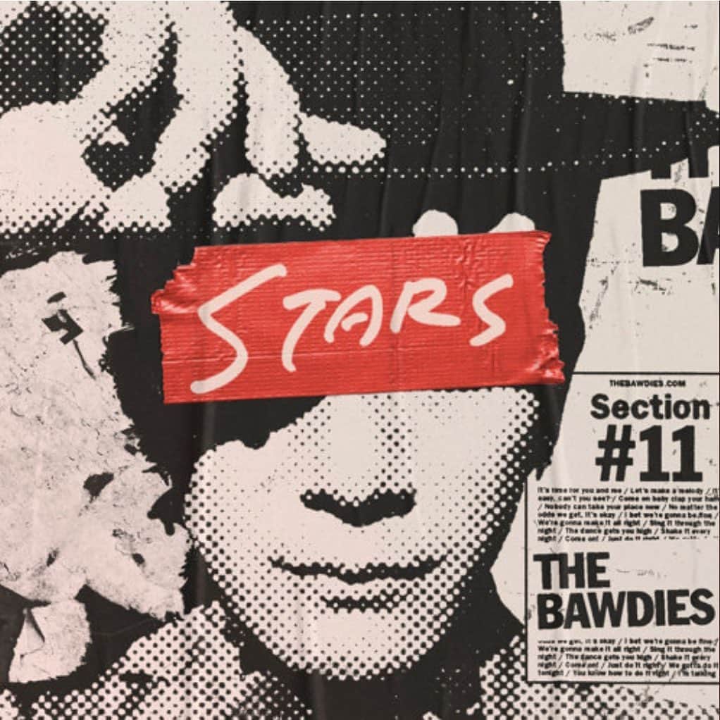 のインスタグラム：「【新曲「STARS」先行配信開始！】 …もう聴いていただけましたでしょうか？ そうなんです！ 11/27(水)リリースのニューアルバム「Section #11」より、、THE BAWDIESの新境地となる「STARS」が先行配信されました！ 『If you ever feel alone Look up to the stars They will let you know Baby they can take you home It’s time to go start the show』 （もし孤独を感じたのなら、輝く星たちを見上げてごらん。星たちが君の行くべきところへ導いてくれるはずだよ。さぁ行こう！君の人生を大きくふみだすんだ）  THE BAWDIESの新たなセクションを是非ご堪能下さいませ！  #bawdies #stars #新曲配信開始 #是非聴いてみて下さい」