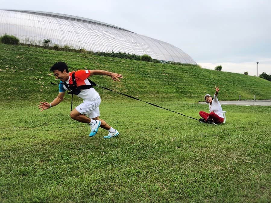 加藤未唯さんのインスタグラム写真 - (加藤未唯Instagram)「本日のトレーニング🏃🌱🌱🌱 しっかり乗る方もやりました！ #トレーニング #adidas」10月2日 17時54分 - miyukato1121