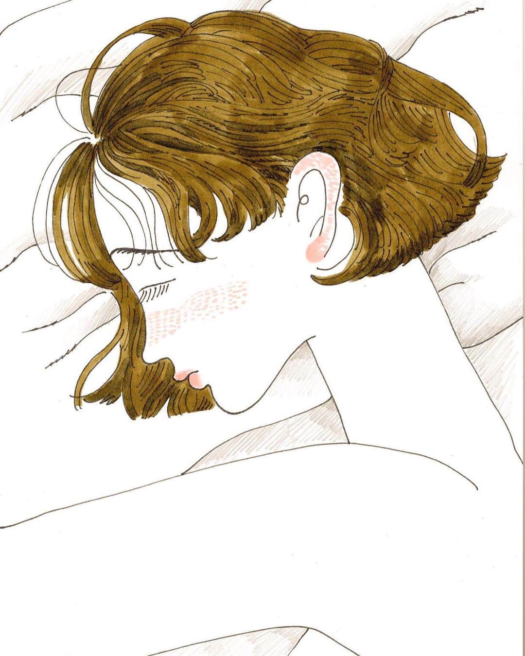 たなかみさきさんのインスタグラム写真 - (たなかみさきInstagram)「あの子の寝顔の赤みをなぞって」10月2日 18時13分 - misakinodon
