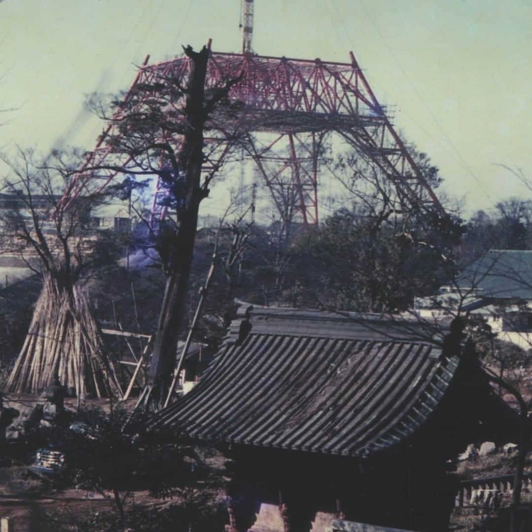 東京タワーさんのインスタグラム写真 - (東京タワーInstagram)「あの頃の東京タワー写真発掘プロジェクト お名前：佐伯澄雄 撮影年：昭和32年秋・1957年秋 タイトル：四脚の土台がほぼ完成 当時、両親は赤羽橋近くに住んでいたそうです。写真を撮るのが好きだった父がリバーサルフィルムにして残していた1枚です。思いのほか、色がきれいに残っていました。父の名前で応募させていただきます。 #1957_1977 #東京タワー60周年 #東京タワー #tokyotower_official #tokyotower #東京 #tokyo #Japan #도쿄타워 #东京塔 #東京鐵塔 #东京」10月2日 21時09分 - tokyotower_official