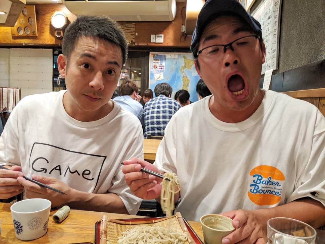 アイク・B・ヌワラのインスタグラム：「坪倉さん合流しました！SOBA TIME！」