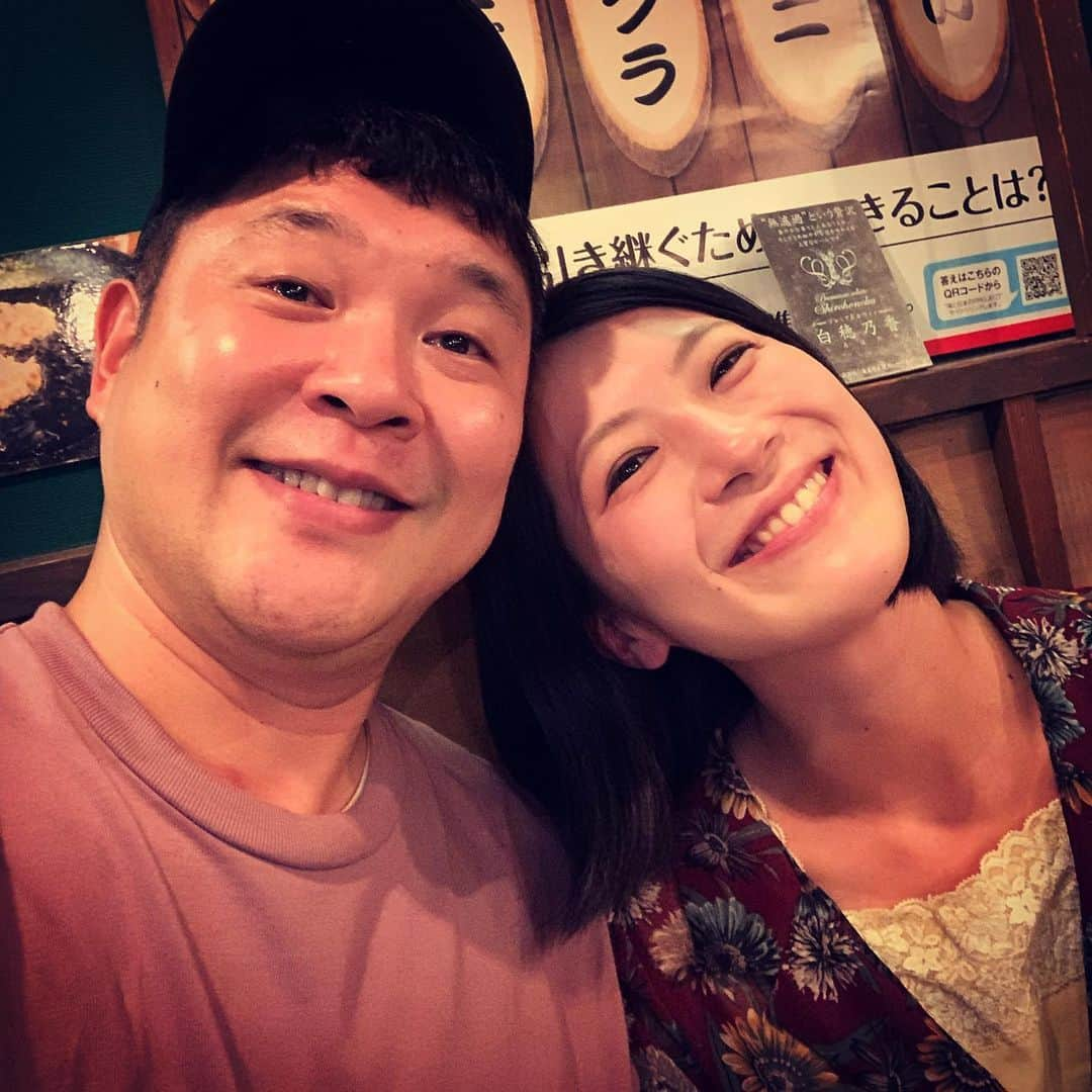 竹井亮介さんのインスタグラム写真 - (竹井亮介Instagram)「2019年10月2日。 なつみ こと 宮本奈津美氏出演の舞台を観たあと、飲みまして。 久しぶりに会えて上機嫌です。 #舞台けものフレンズ #宮本奈津美」10月3日 0時38分 - takeiryosuke