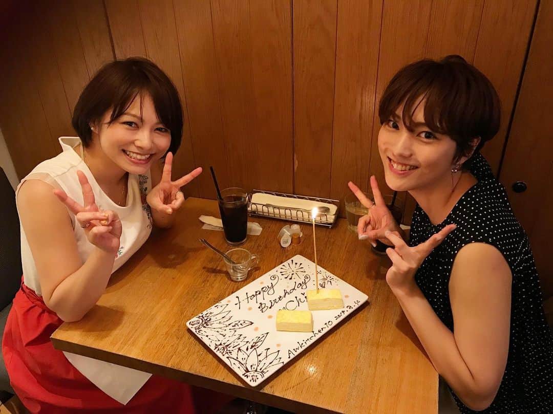 小貫智恵のインスタグラム：「. だーいすきなちかちゃんんん😘 . . #載せるタイミング逃した#師匠」