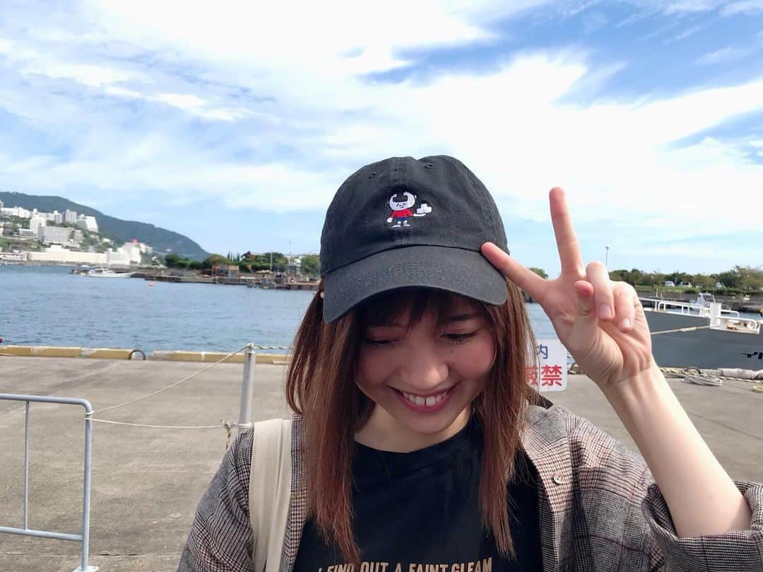 のインスタグラム：「洲崎さんが撮ってくださった〜〜(*´꒳`*) #おでことれちゃったくん  #熱海 #ツキカゲ旅行」