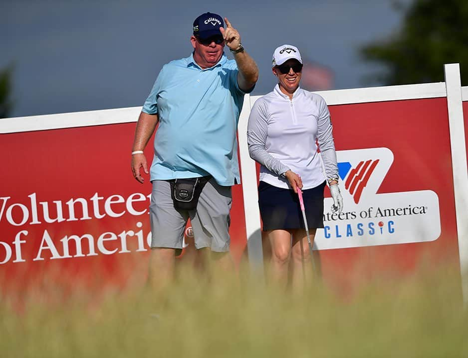 モーガン・プレッセルさんのインスタグラム写真 - (モーガン・プレッセルInstagram)「“See the middle of the fairway? Just hit it right there” - Rock, probably.」10月3日 5時54分 - mpressel