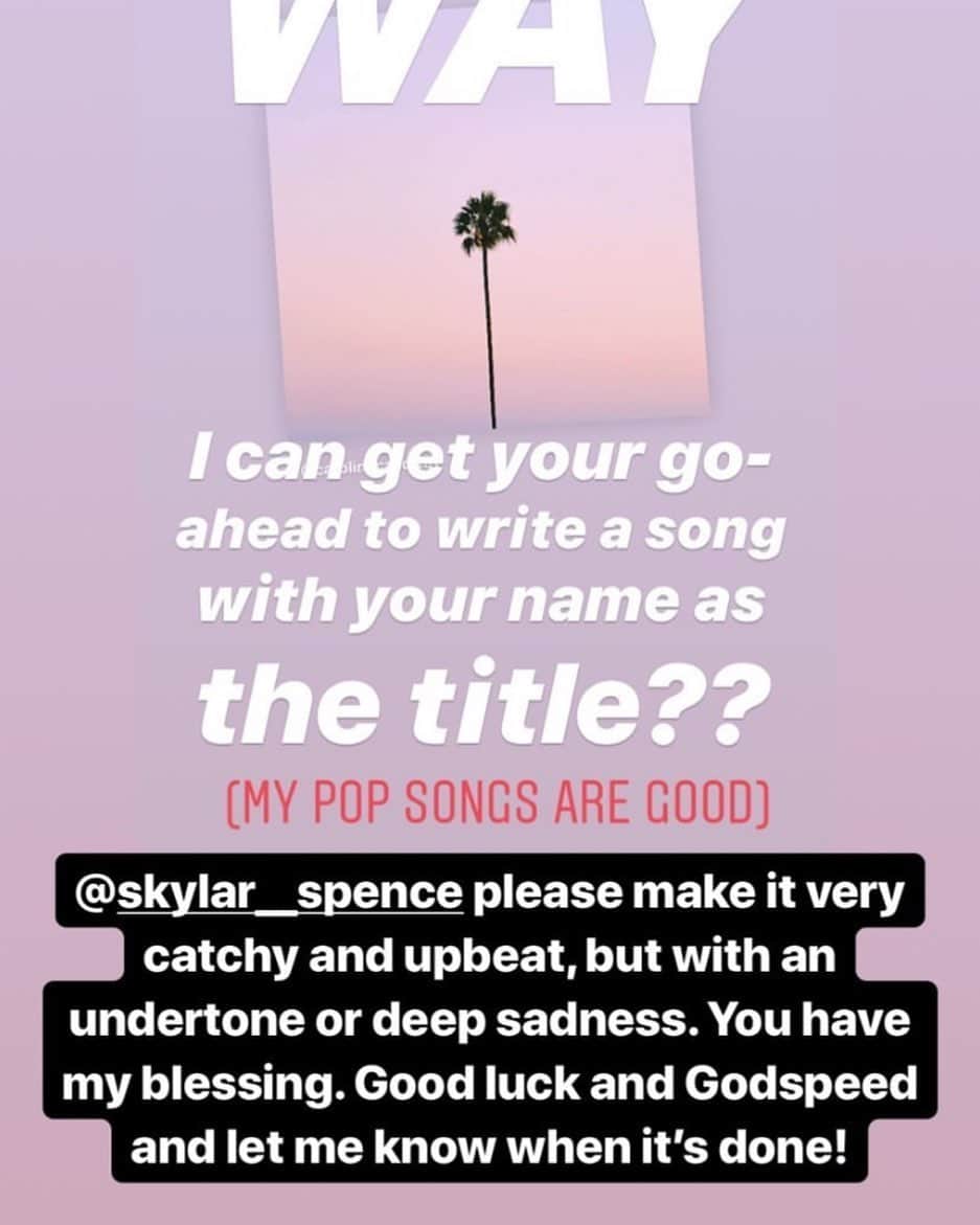 Skylar Spenceさんのインスタグラム写真 - (Skylar SpenceInstagram)「ICYIMI: Skylar Spence received the go-ahead for new song “Caroline Calloway”, courtesy of the benevolent @carolinecalloway herself. More news (and next year’s “Get Lucky”) to follow. #vaporwave #saintpepsi」10月3日 20時34分 - skylarspencemusic