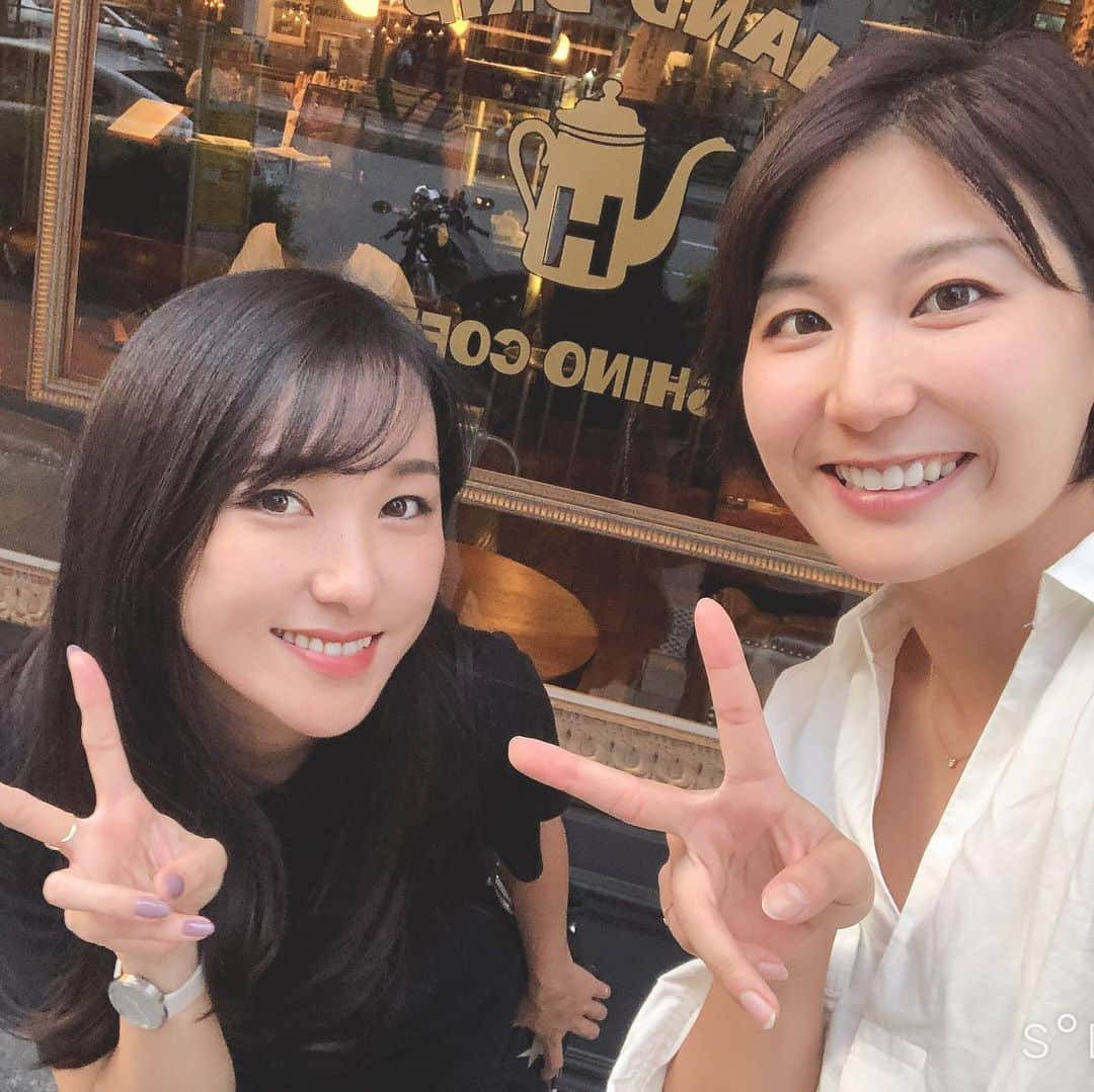 杉山美帆さんのインスタグラム写真 - (杉山美帆Instagram)「🥺♡ * 昨日はえりかさんと😆✨ 楽しいランチ🥺タイ料理大好き……😭♡ * 話足りずにカフェに移動🥺🤲笑 *  #タイ料理 #ガパオライス #プーパッポンカリー」10月3日 13時46分 - mih0_golf