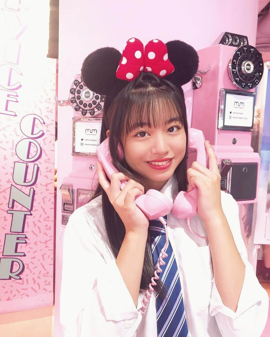 のインスタグラム：「2019Springアー写の撮影したスポットにも行ってきたよ💗  やっぱり可愛い〜(*ฅ́˘ฅ̀*) #アイドル #idol #ハコムス #jk #jk1 #Instagram」