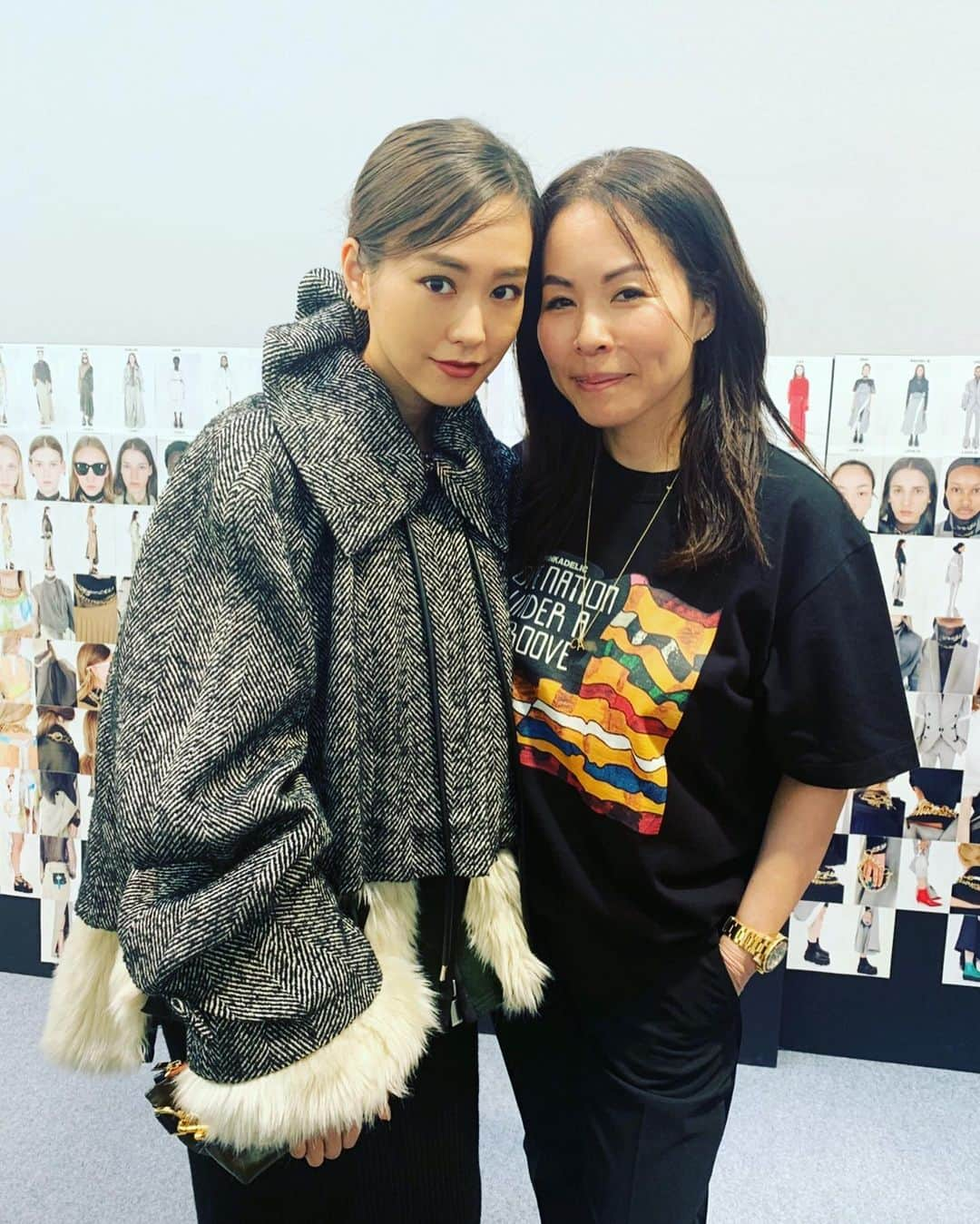 桐谷美玲さんのインスタグラム写真 - (桐谷美玲Instagram)「@sacaiofficial でデザイナーの阿部さんと📸 #pfw」10月3日 17時55分 - mirei_kiritani_