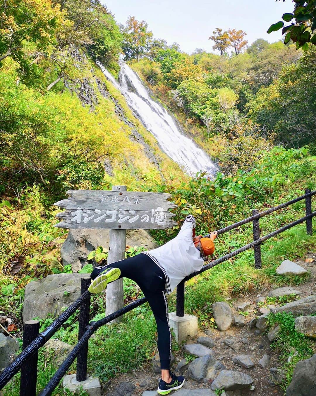 城戸康裕さんのインスタグラム写真 - (城戸康裕Instagram)「世界遺産、知床きた😆✨ ・ 超大自然🌳🌳 ・ ヒグマに会いたかったけど会えなかったから、道案内だけしといた🧸笑 ・ 世界遺産☆53 ・ #城戸遺産 ・ 2019.10.3◉ 知床 《日本・北海道》 ・ #知床 #shiretoko #知床五湖 #🇯🇵 #オシンコシンの滝  #worldheritage @diviner_official #北海道」10月3日 18時34分 - yasuhiro.kido