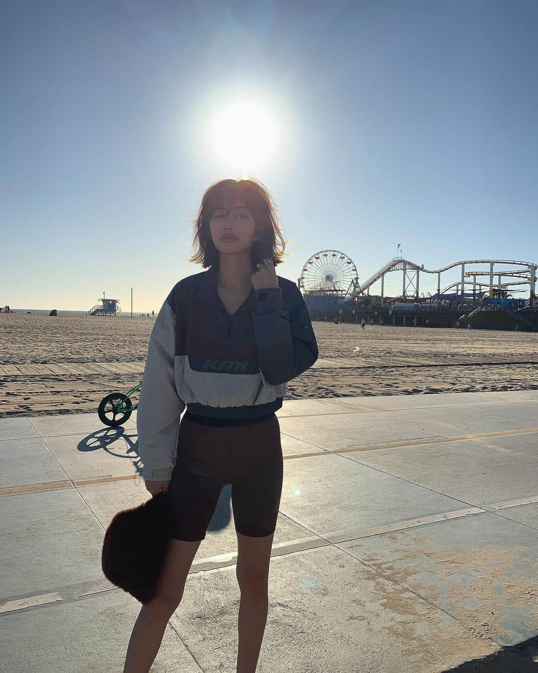 山本ソニアさんのインスタグラム写真 - (山本ソニアInstagram)「Venice beach → Santa Monica  最高のお散歩コース  #ロサンゼルス #losangeles  #santamonica  #venicebeach  #kith #ソニ旅 #ソニアファッション」10月3日 21時59分 - soniann0505