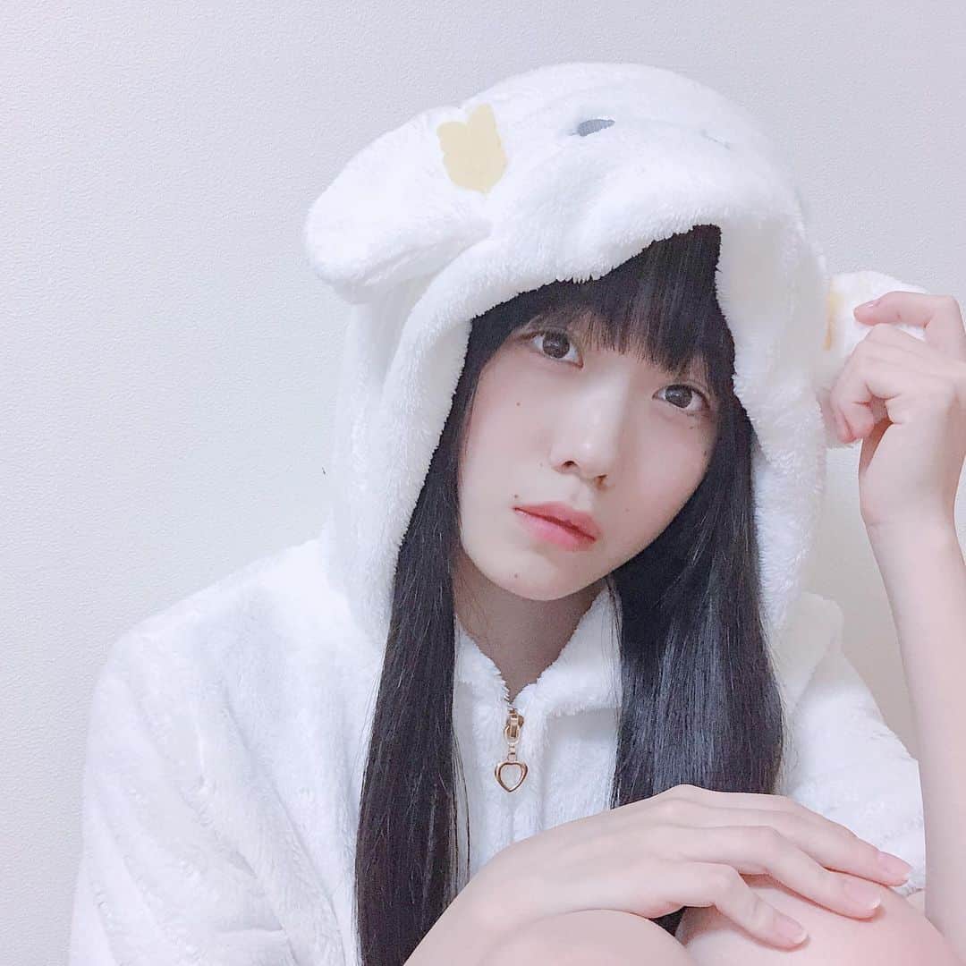のインスタグラム：「🕊 おやすみみゅん … ？🌙☁️☁️ . . . #サンリオ #こぎみゅん #スパガ #樋口なづな」