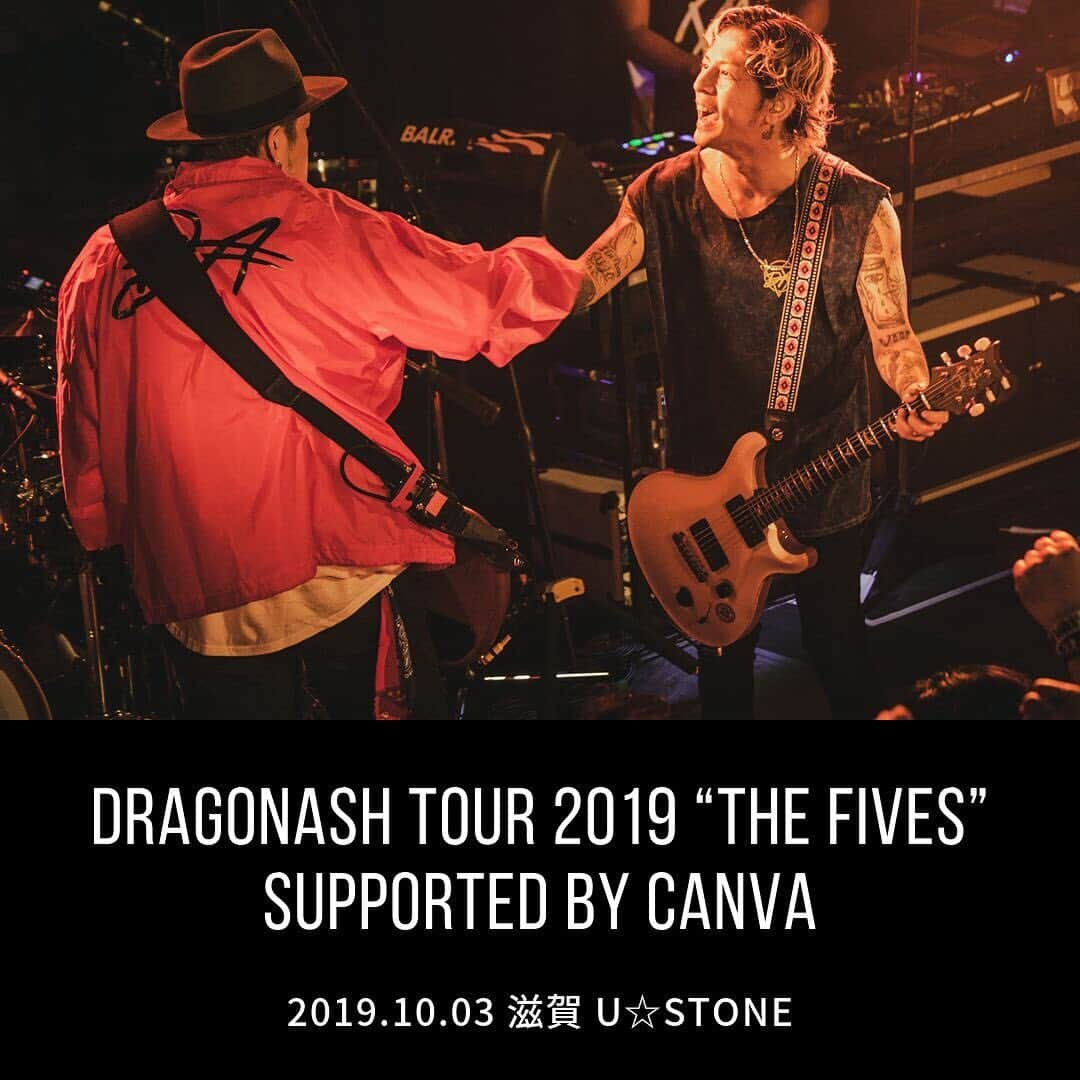 Dragon Ashさんのインスタグラム写真 - (Dragon AshInstagram)「『DRAGONASH TOUR 2019 “THE FIVES" / “THE SEVENS" supported by Canva Canva』ライブフォトシェアプロジェクト特設サイト  dragonash.jimdofree.com  photo by @nekoze_photo」10月3日 23時31分 - dragonash_official