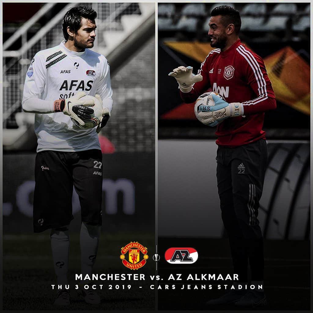 のインスタグラム：「Día de partido!! Que lindos recuerdos  tenemos con mi Familia de ustedes, Alkmaar!!! Match day!!! What beautiful and unforgettable memories my family and I have with you, Alkmaar!!! @manchesterunited  @azalkmaar」
