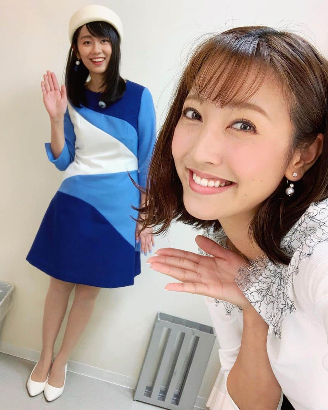 小澤陽子さんのインスタグラム写真 - (小澤陽子Instagram)「𝚊𝚝 𝚠𝚘𝚛𝚔☻  同期 新美ちゃんの衣装💙 似合ってて かわいかったなぁ…🤤 . . 今日が担当最終回ですって！🌸 ☞ 27:15〜『プレミアの巣窟』. . . ※関東ローカルですが、FODでも配信✦  #プレミアの巣窟 #愛しの同期 #新美有加 アナ #フジテレビ #アナウンサー #2015年度入社アナ」10月4日 1時15分 - yoko.ozawa729