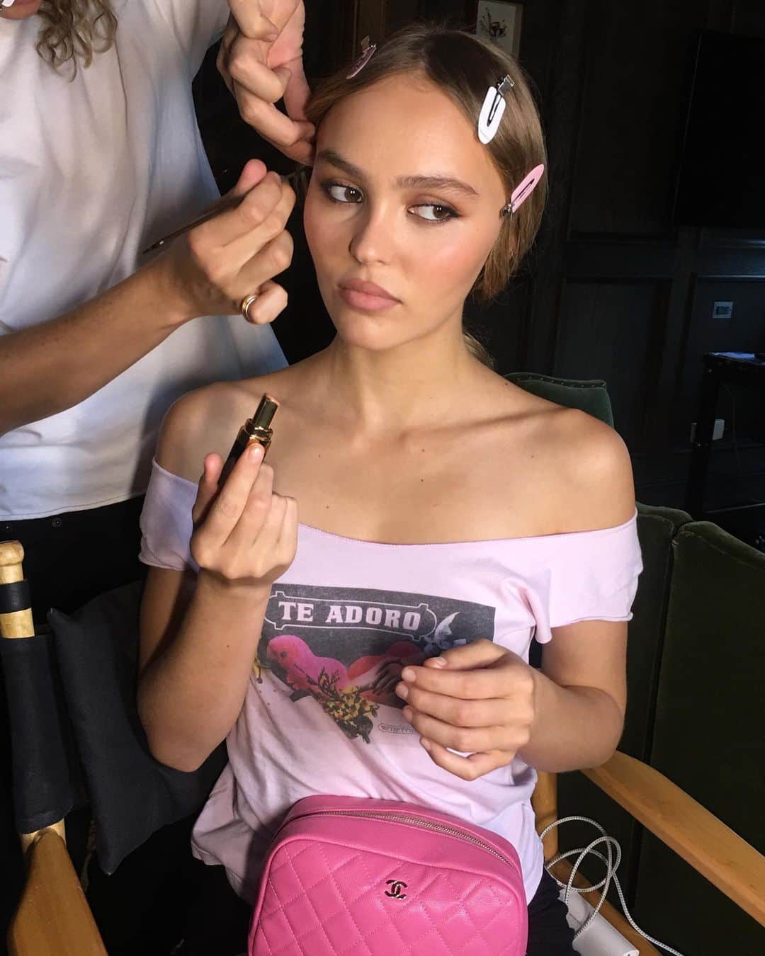 リリー・ローズのインスタグラム：「My boos @ninapark @brycescarlett @mimi & @chanelofficial made me feel like a real life princess for #TheKing premiere in nyc 🥰⚔️」