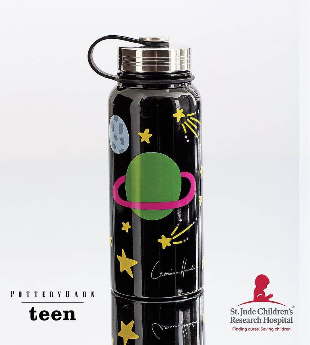 G・ハネリウスさんのインスタグラム写真 - (G・ハネリウスInstagram)「I teamed up with @potterybarnteen and @stjude to design a reusable water bottle! For every water bottle sold, PBteen will donate proceeds directly to St. Jude. ❤️ They’ll be for sale in retail stores, online, the 2019 holiday catalog. So grateful to be included in this amazing opportunity to give back to St. Jude and celebrate all of the amazing work they do.」10月4日 3時05分 - ghannelius