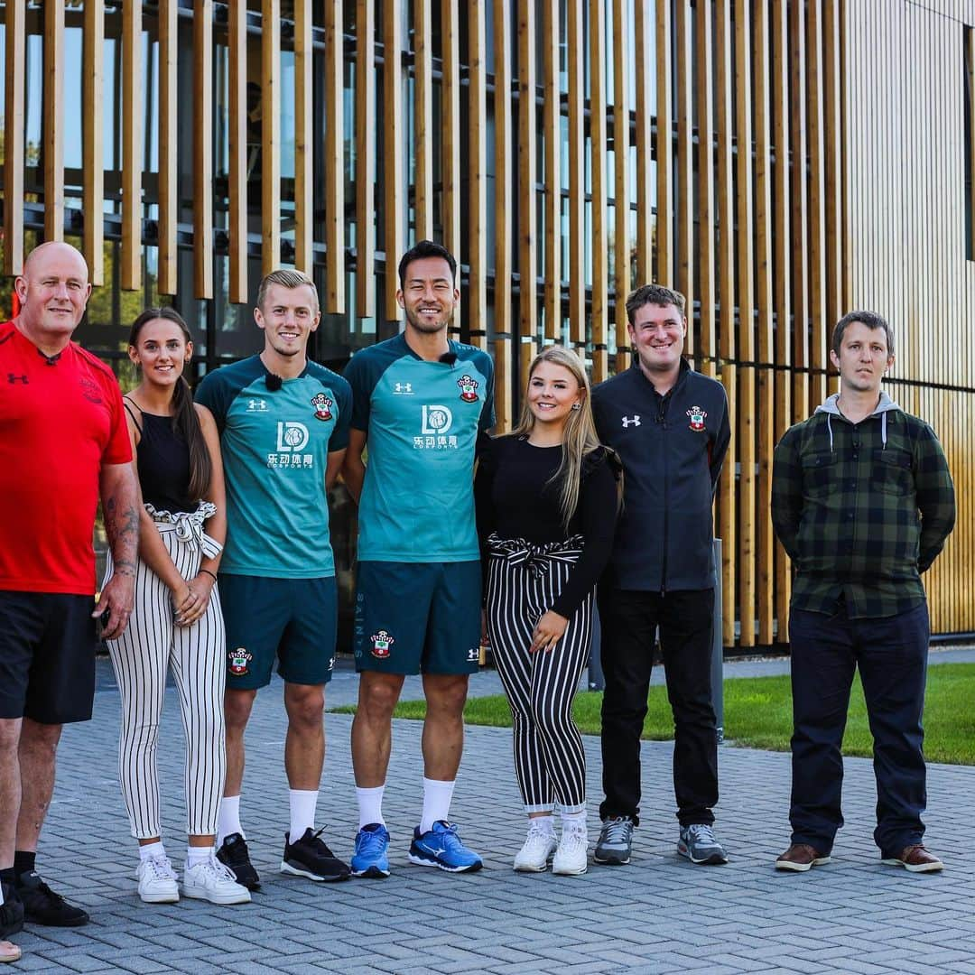 ジェームズ・ウォード＝プラウズのインスタグラム：「It was great to meet this group of @saints_foundation participants and find out how the charity has supported them. Really looking forward to starting this journey with the charity as a Saints Foundation Ambassador!」