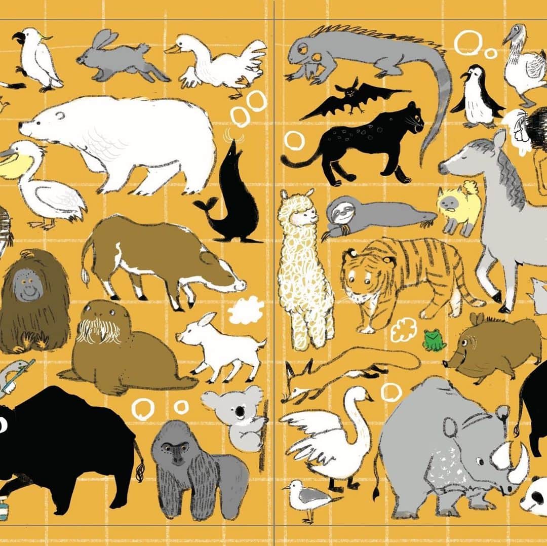 momoroさんのインスタグラム写真 - (momoroInstagram)「世界動物の日  #動物#animal #illustration #momoro #ももろ#イラスト」10月4日 8時07分 - momoro6666