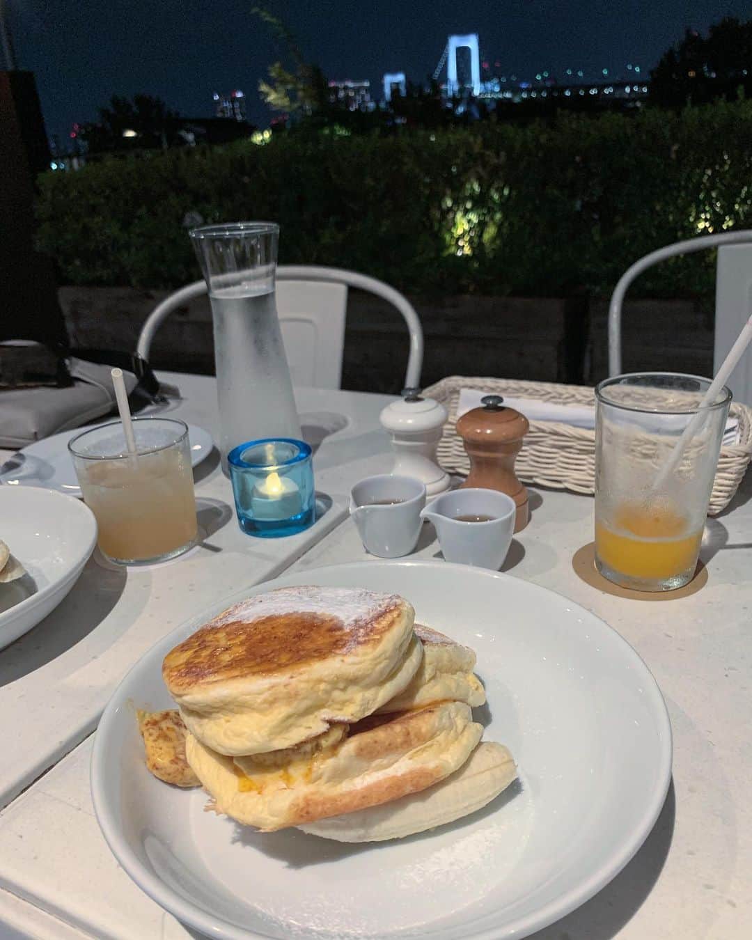 おもてちゃんのインスタグラム：「. ふぅ🥞」