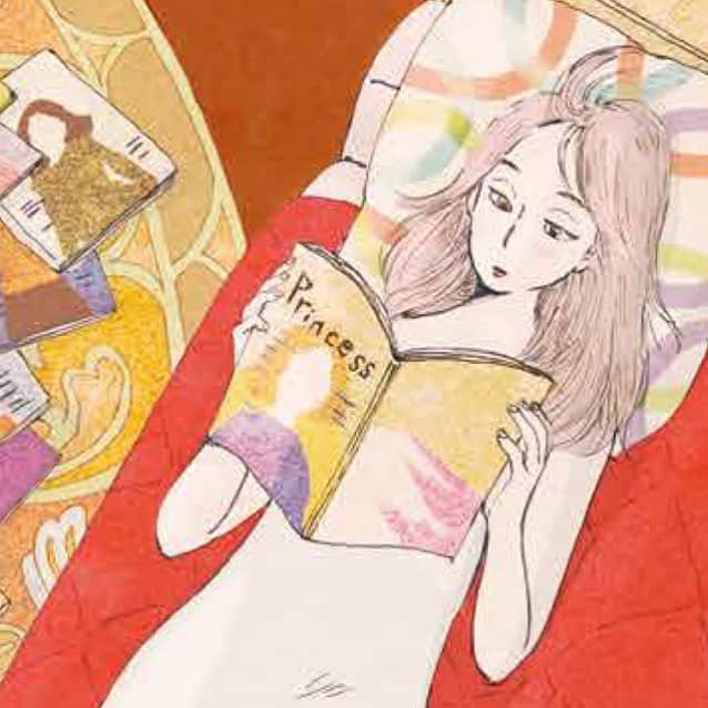 のインスタグラム：「本日発売のダ・ヴィンチ11月号「女と本」特集にカラー漫画4ページ掲載していただいてます🌟」