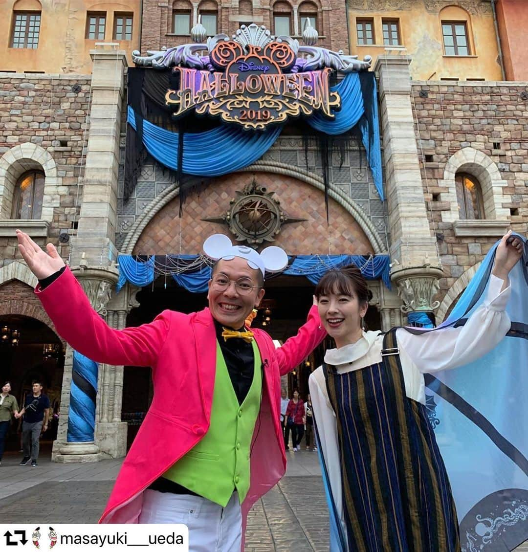 鈴木杏さんのインスタグラム写真 - (鈴木杏Instagram)「うえちゃんがノンストップに出るって！！😍😍😍みなきゃ！  #repost @masayuki___ueda ・・・ ノンストップに出演させていただきます！  10月7日（月）9:50〜フジテレビ  #東京ディズニーシー #ディズニーハロウィーン #三上アナと #フジテレビ #ノンストップ #10月7日 #9:50〜 #見てね見てね見て見てね #トイレ行きたい。」10月4日 12時42分 - anne.suzuki.official