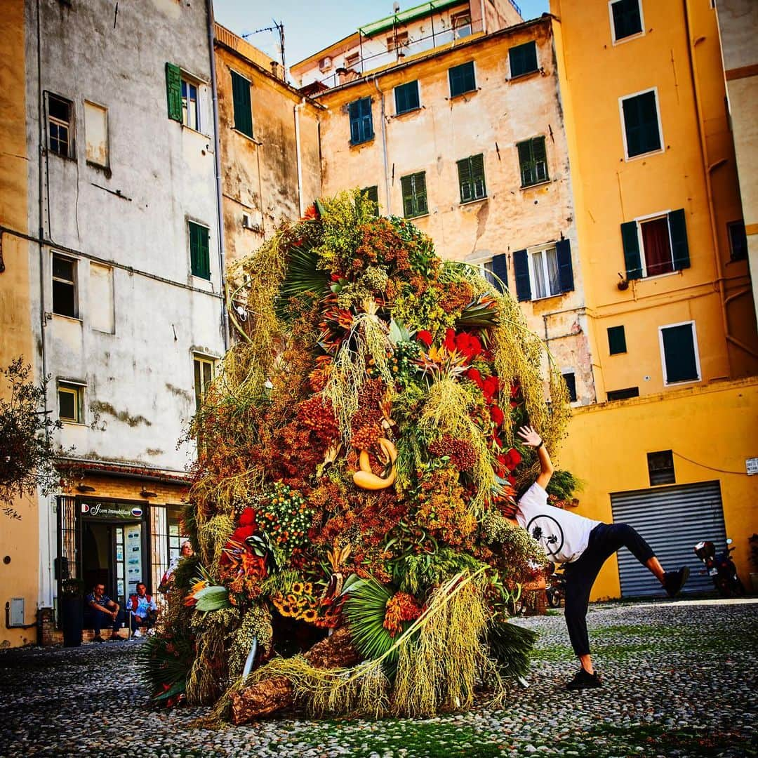 東信さんのインスタグラム写真 - (東信Instagram)「Botanical Sculpture in Sanremo  Date: October 3 Thursday, 2019 Location: Piazza Sansiro  43.816754,7.773636 *Please insert this numbers to your Google map.  @azumamakoto @amkk_project @shiinokishunsuke  #azumamakoto #makotoazuma #shiinokishunsuke #amkk #amkkproject #flowers #flowerart #botanicalsculpture #東信 #東信花樹研究所 #itaria #sanremo」10月4日 13時46分 - azumamakoto