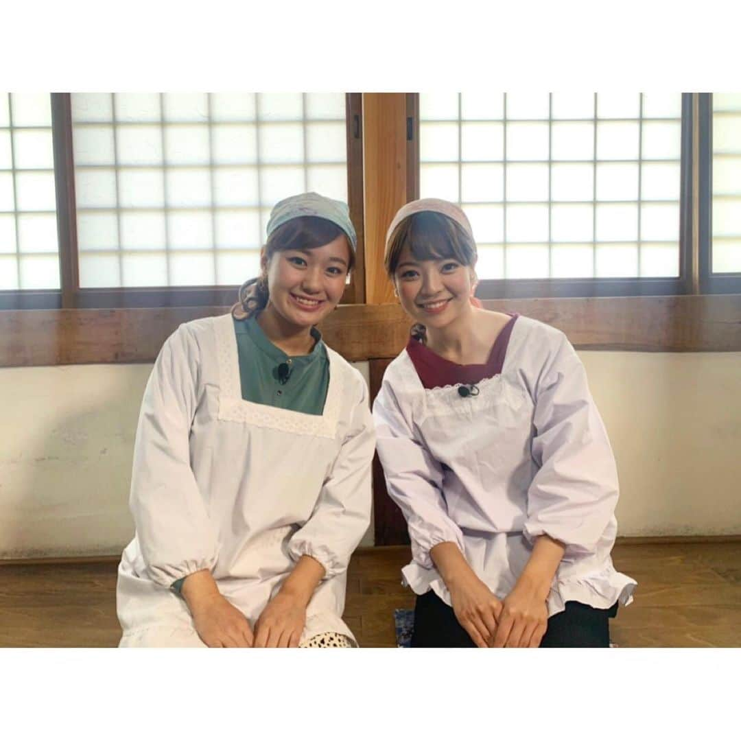 三宅絹紗さんのインスタグラム写真 - (三宅絹紗Instagram)「山海漬🌊 . 新そばの季節を前にそば料理をご紹介します🤤❤️ リポーターの#熊谷彩夏 さんと行ってきました〜✨ 初めてのそば打ちの出来は…？笑 放送はきょう夕方18:30〜です！ ぜひご覧ください🥺 #熊谷さんのお姉さん感✨ #山海漬#初登場😭🙏🏽 #めんこいテレビ#アナウンサー #三宅絹紗 #そば#岩手#食」10月5日 1時22分 - kinusa_miyake_mit