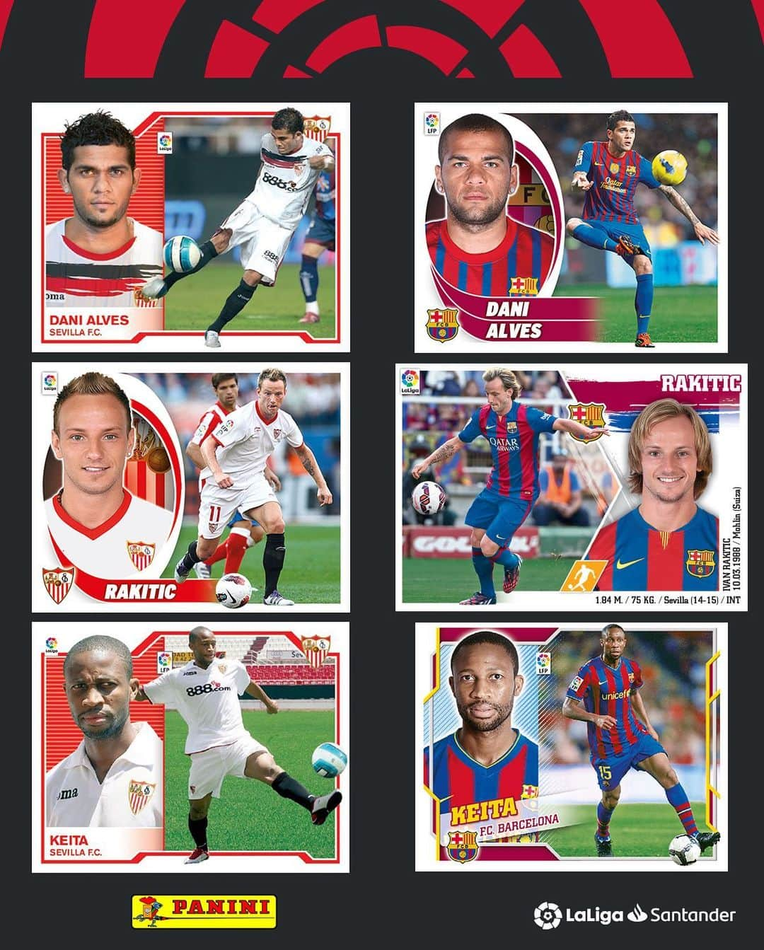 LFPさんのインスタグラム写真 - (LFPInstagram)「Some top players have played for @fcbarcelona & @sevillafc in #LaLigaHistory. Do you remember any others? 🧐🔙🌟 • #Barça #SevillaFC #BarçaSevillaFC #Panini #LaLigaSantander #LaLiga」10月5日 0時50分 - laliga