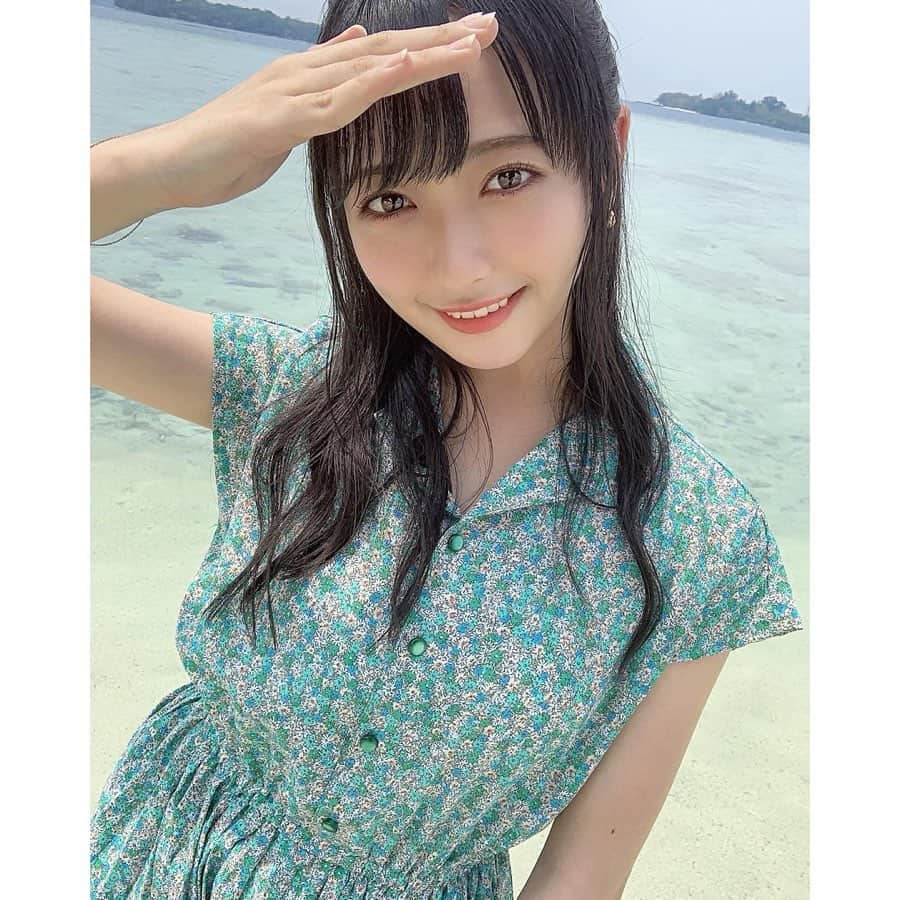 石田千穂さんのインスタグラム写真 - (石田千穂Instagram)「． とても眩しそう😮 海最高だったなあ ． #インドネシア #インドネシア旅行 #ジャカルタ #女子旅 #trip #夏 #海 #sea #summer  #bhinnekatunggalika #Jakarta #enjoyjakarta #cantik #idol #STU48 #石田千穂」10月4日 17時13分 - chiho_ishida