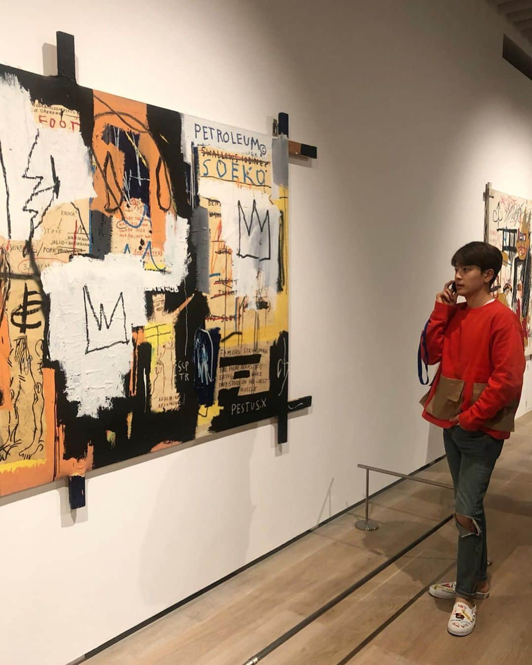 SE7ENさんのインスタグラム写真 - (SE7ENInstagram)「#jeanmichaelbasquiat👑」10月4日 18時36分 - se7enofficial