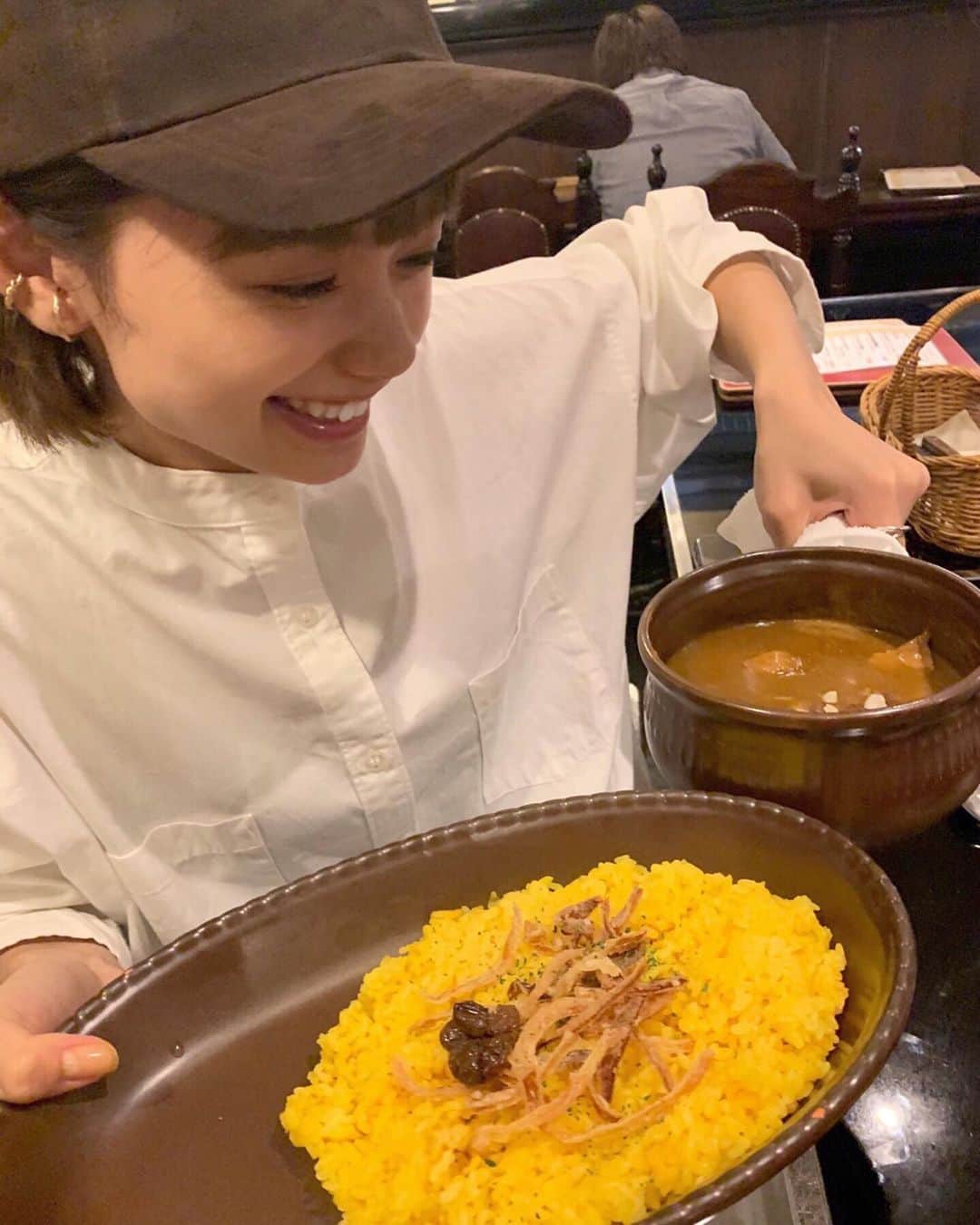 足立佳奈さんのインスタグラム写真 - (足立佳奈Instagram)「おっきいスプーンと、 美味しいカレーとの出会い。🍛。」10月4日 19時05分 - kana1014lm