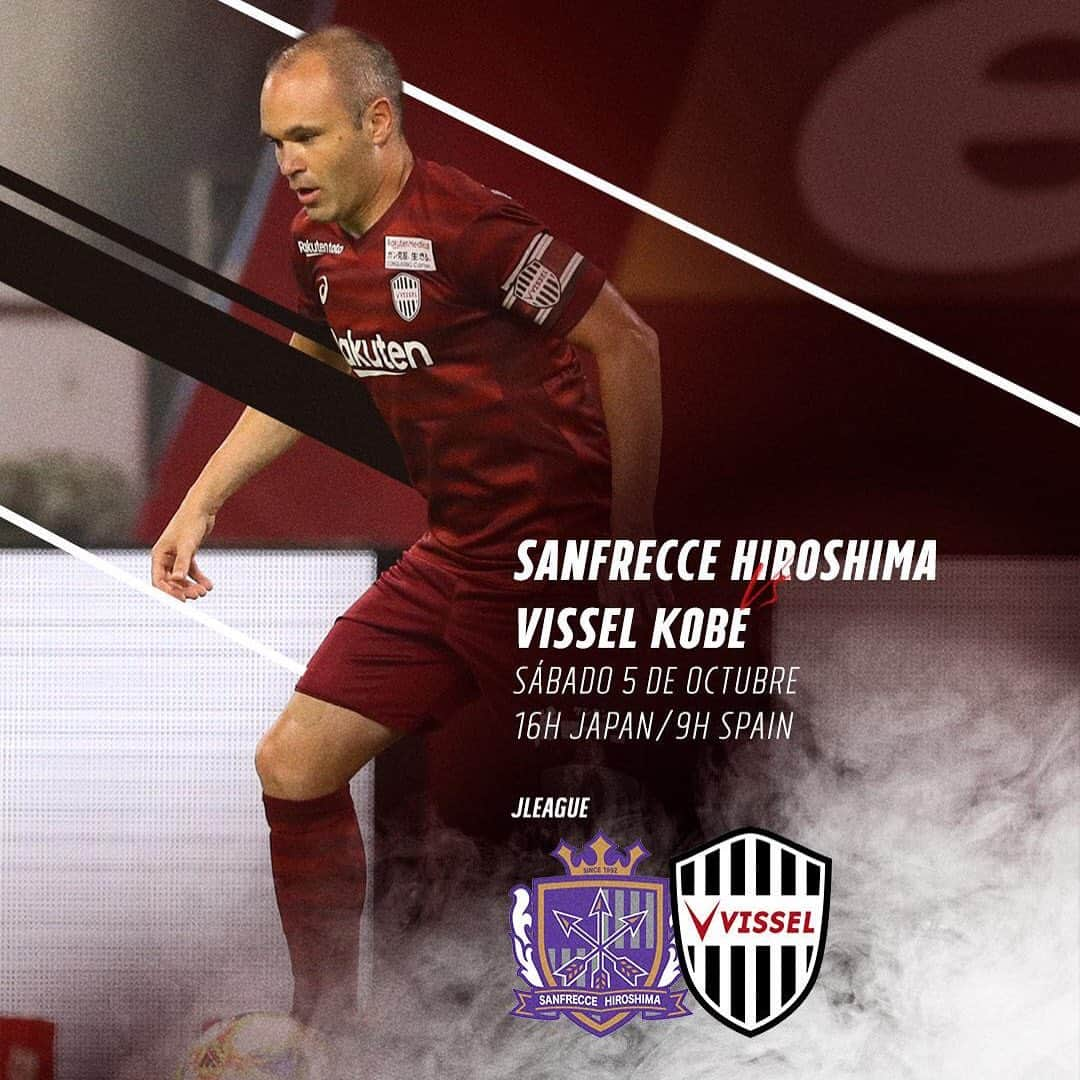 アンドレス・イニエスタさんのインスタグラム写真 - (アンドレス・イニエスタInstagram)「Vamos @visselkobe!! 💪🏻⚽️」10月4日 19時50分 - andresiniesta8