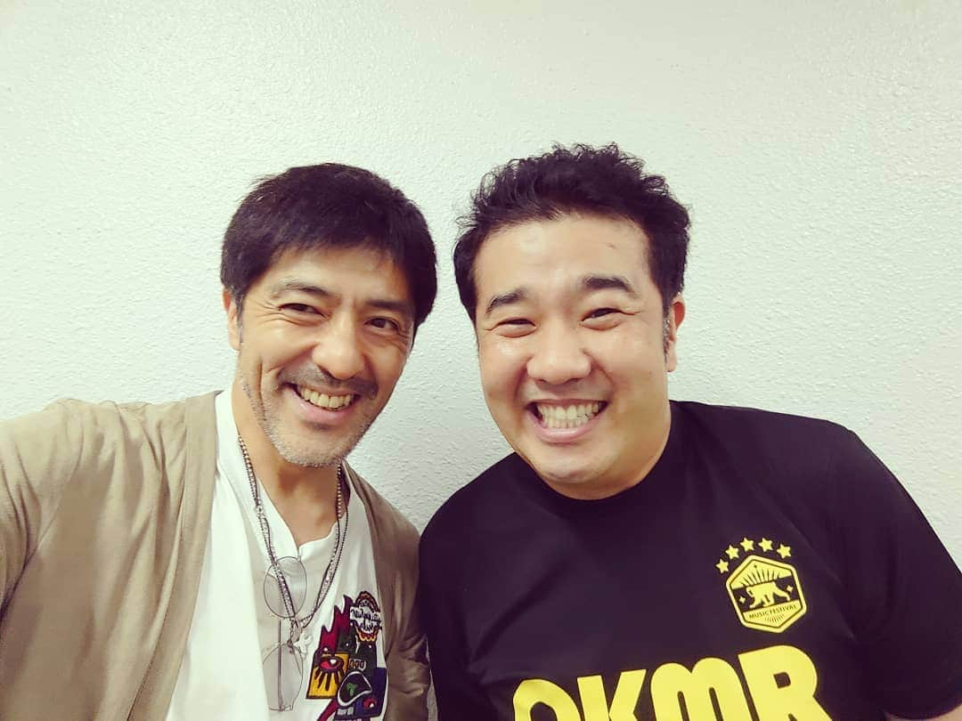 谷中敦さんのインスタグラム写真 - (谷中敦Instagram)「堤下敦と谷中敦。あの日横浜アリーナで一番頼りになるMCっぷりでした。(主役の岡村さんを除いて、ね。)スカパラメンバー一同ずっと笑いっ放しでした。ほんと天才なんだと思う。いや、まじで面白かったから！笑 えーと、『美しく燃える森』よりもずーーーーーっと前からスカパラのことが大好きでいつか会えるときをずっと楽しみにしてましたと言ってくれました。嬉しいな。そうやって言葉にしてくれるの嬉しいよ。これから仲良くさせてください。  #堤下敦」10月4日 21時19分 - a.yanaka