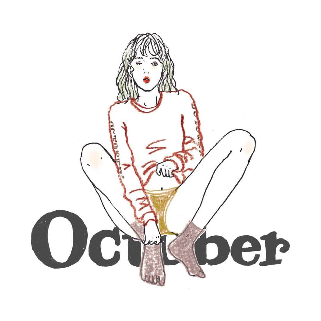 i.e.さんのインスタグラム写真 - (i.e.Instagram)「10月カレンダーストーリーズにアップしました。 なんだか最近好きな色味とかスタイルとか、色んなことが少しずつ変わってきて、自分の中の変化に戸惑いつつも楽しんでます。そしてクッション集めがマイブームです。同色系でいろんな素材を集め中。 . .  そんなこんなで10月。唐突な締めくくりですが、カレンダーも残すところ今年もあと2枚。今月もよろしくおねがいします🤗うーん美味しいご飯がたくさん食べたーい！  #イタバカレンダー2019」10月4日 22時15分 - itabamoe