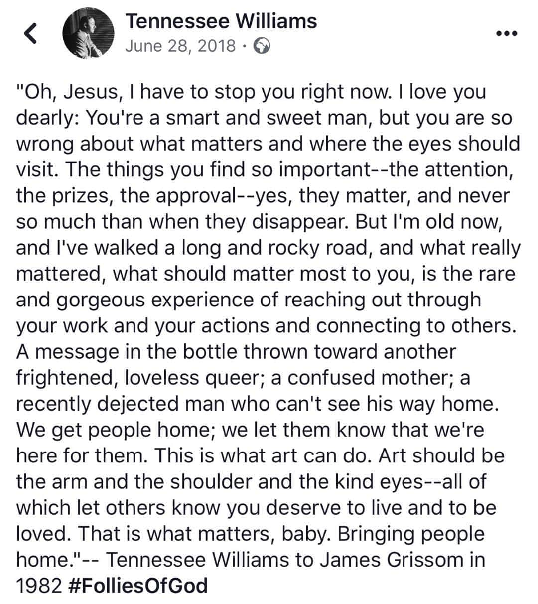 ジョシュア・ジャクソンのインスタグラム：「This is what I aspire to when I’m at work. What I hope, in the best moments, to do. Bring people home.」