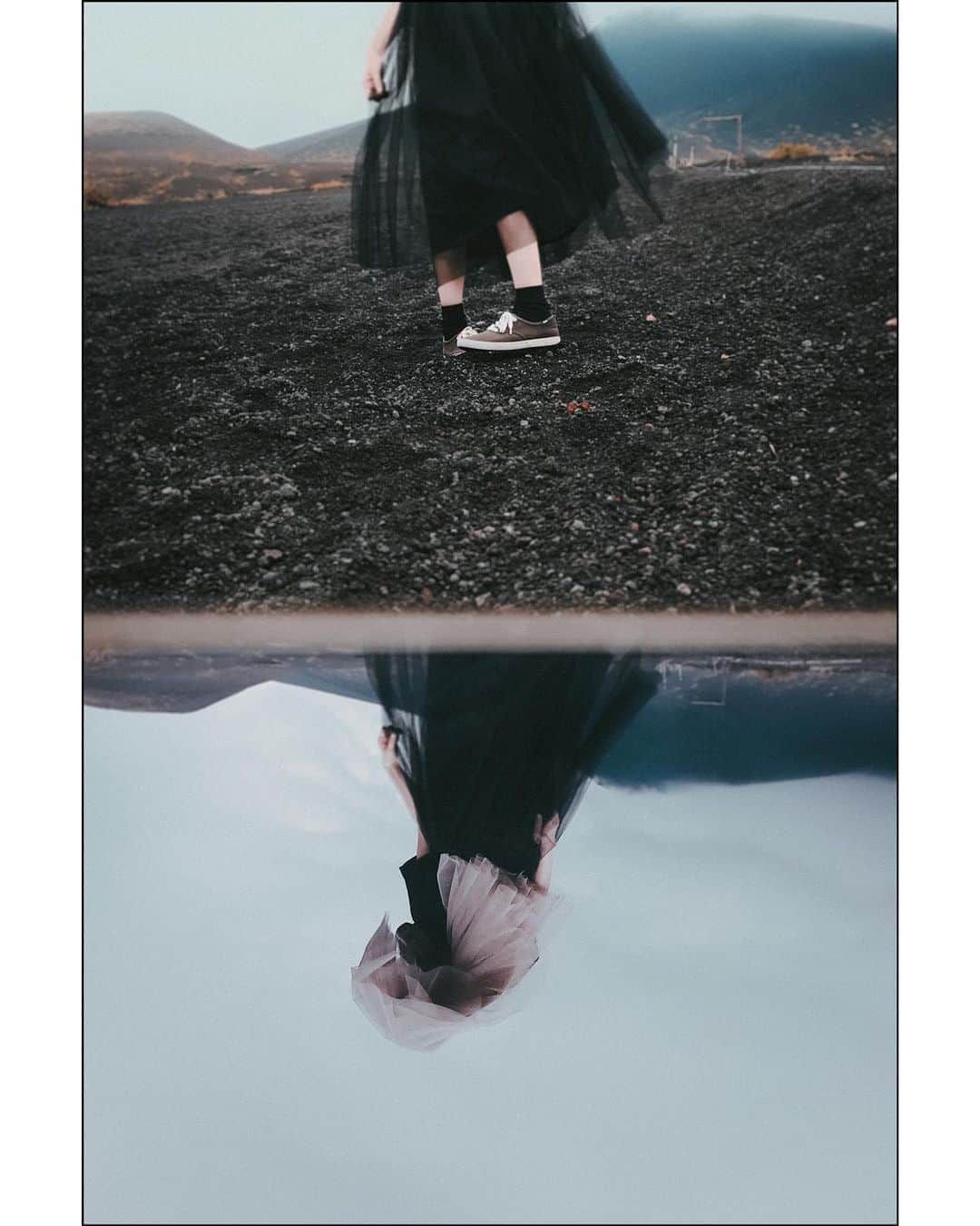 daruma64のインスタグラム：「My drape days in Mt.Fuji👗🗻 .」