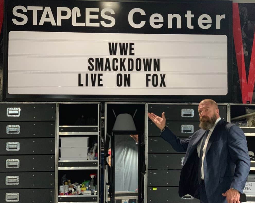 トリプルHさんのインスタグラム写真 - (トリプルHInstagram)「‪A new era of #SmackDown begins tonight. A paradigm shift in our industry. #GetReady @WWEonFOX‬」10月5日 2時58分 - tripleh