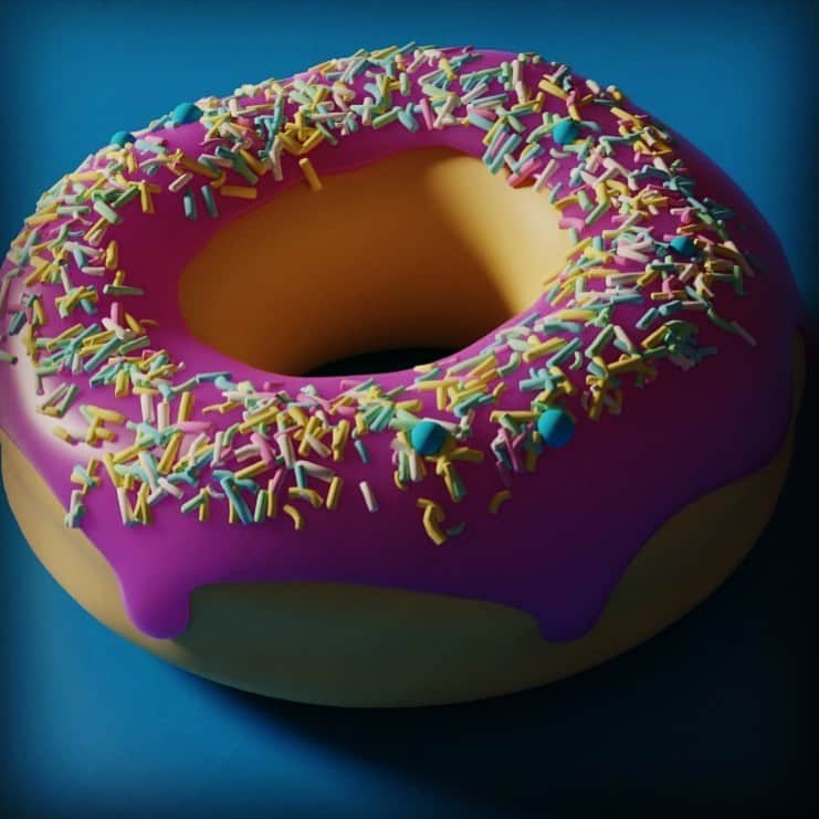 レッドフーのインスタグラム：「This is just the tip of the icing! @blender.official #blendernoob」