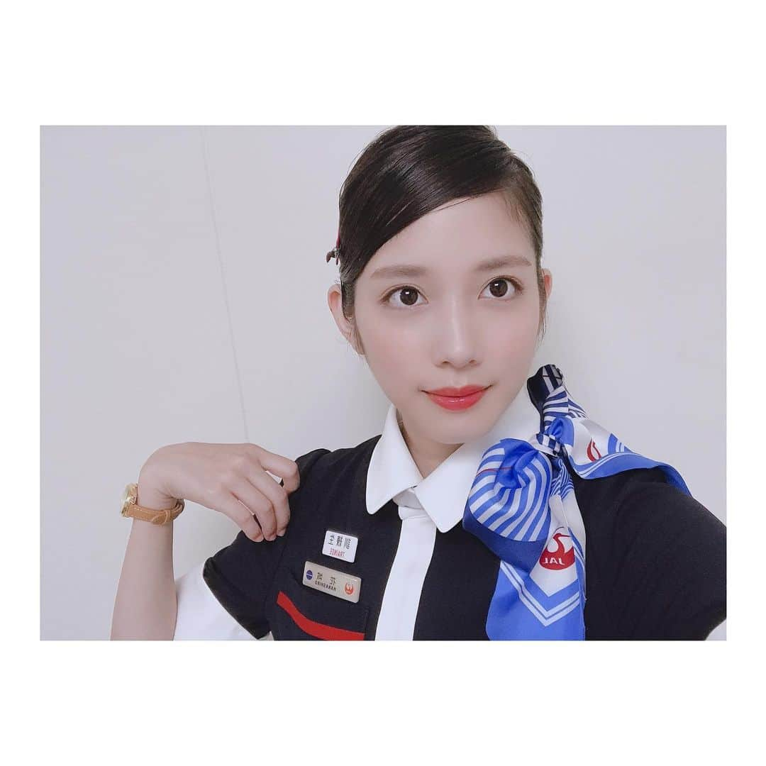 松田るかさんのインスタグラム写真 - (松田るかInstagram)「JTAさんのCM第二弾始まってます〜🛫 新人CA空美ちゃんが客室乗務員として微笑ましく成長していくストーリーになってます✈️ ジンベエジェットに大興奮な空美ちゃんをぜひご覧ください🛬 沖縄県内での放映にはなりますが、動画サイト等からも見ることが出来ます✈︎ 「それいけ！空美ちゃん」で探してみてね🛩 . #JTA #日本トランスオーシャン航空 #それいけ空美ちゃん #ボーイング737_800」10月5日 18時50分 - imrukam