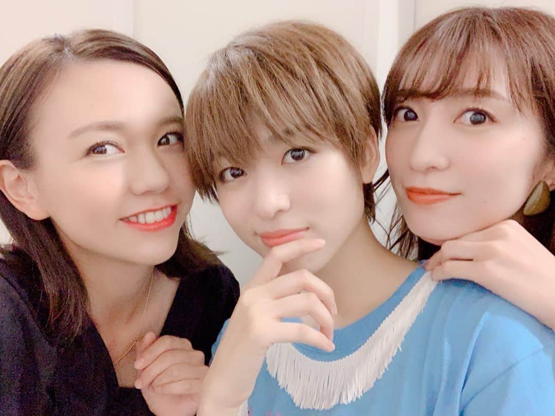 虎南有香のインスタグラム：「懐かしのこの3人❤️💎💛 今日は風男塾のライブへ行ってきました👏💕 あとでまた違う写真載せまーす😍🙏 #風男塾」