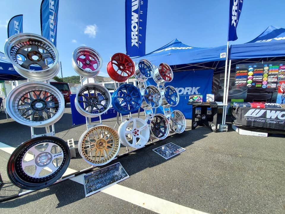 WORKさんのインスタグラム写真 - (WORKInstagram)「@motorgames @formuladjapan  Round.5  WORK Wheels Japan booth @krcmodified  SUBARU WRX VAB VS TX  #workwheels #workwheelsjapan #artofwheel #drift #formuladriftjapan」10月5日 10時59分 - workwheelsjapan