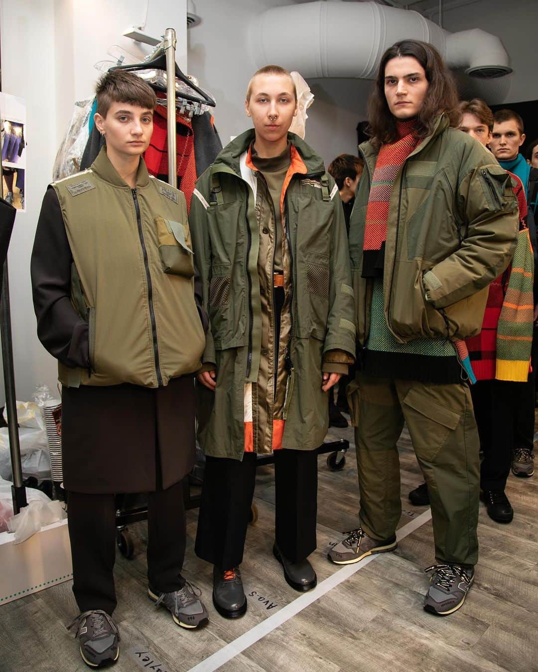 のインスタグラム：「N.HOOLYWOOD FALL 2019 Backstage shot.  N.HOOLYWOOD TEST PRODUCT EXCHANGE SERVICE 2nd DELIVERY now available from today. Photographer @akikophotography  #misterhollywood#nhoolywood#backstageshot#newyork#nyfw#mens」