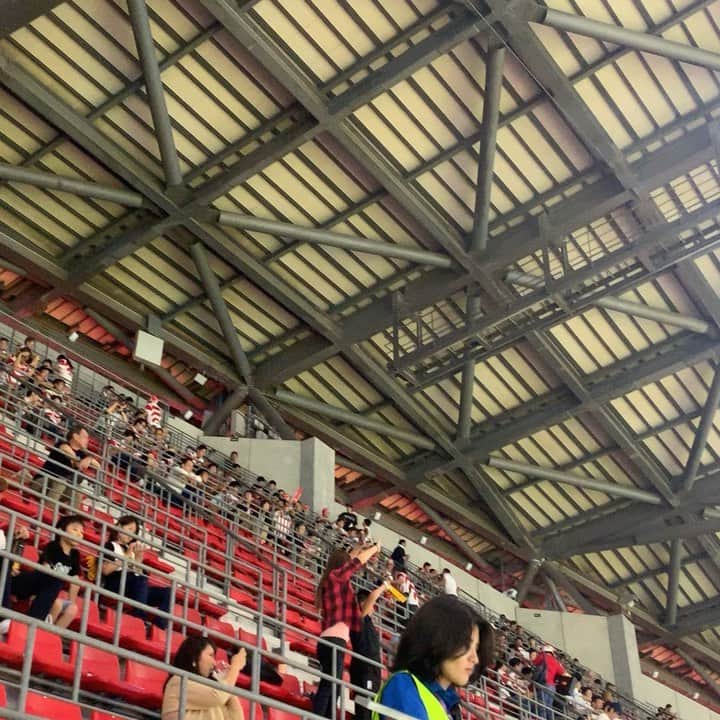会田幸恵のインスタグラム：「豊田スタジアムにきたー😆 開戦まであと2時間！ サモア戦絶対勝つ！  #ラグビーワールドカップ2019  #サモア戦」