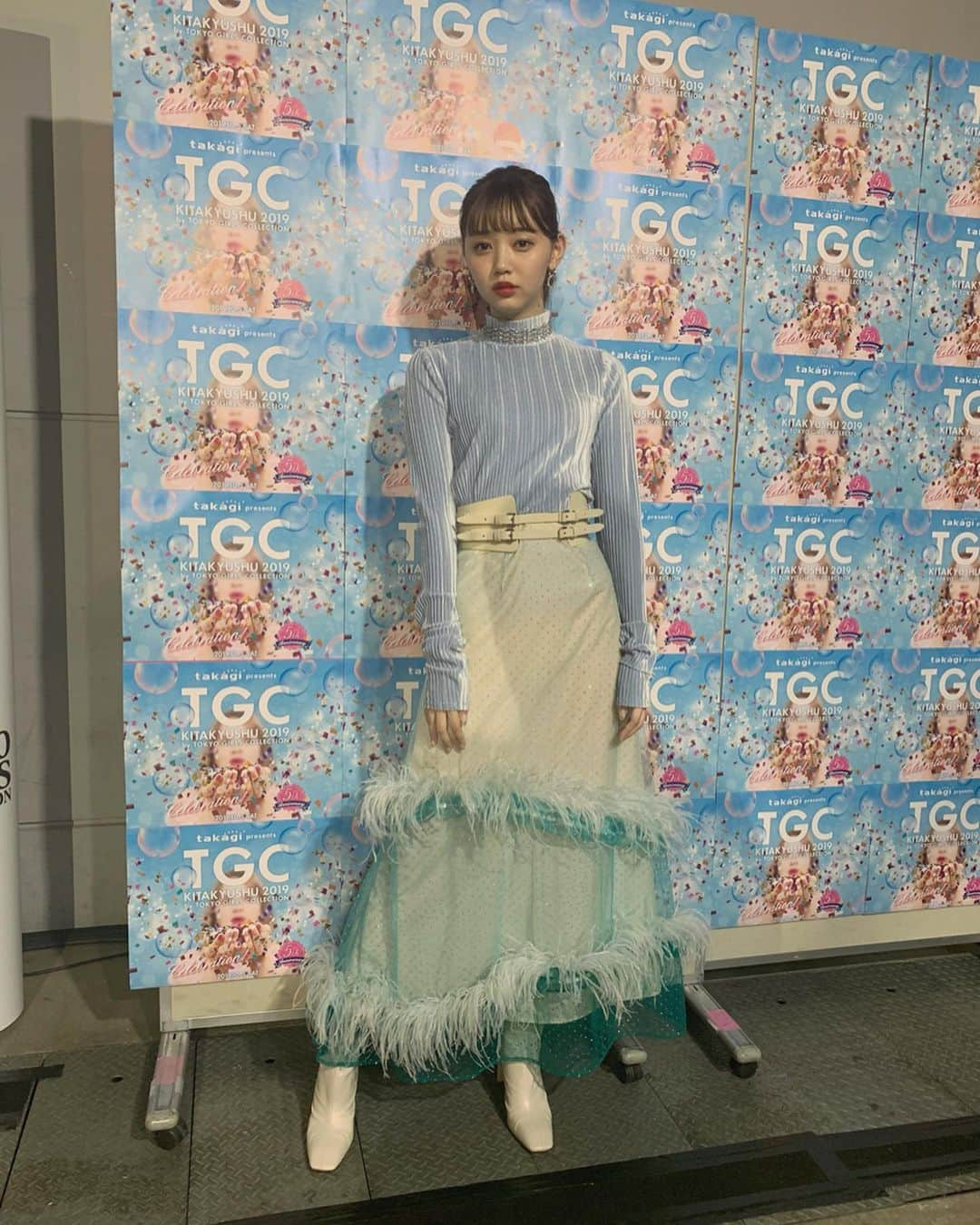 江野沢愛美さんのインスタグラム写真 - (江野沢愛美Instagram)「#TGC北九州  TGC Kitakyusyu 2019 Special correction🐬🐠 キラキラメイクでした〜✨」10月5日 17時45分 - enosawa_manami