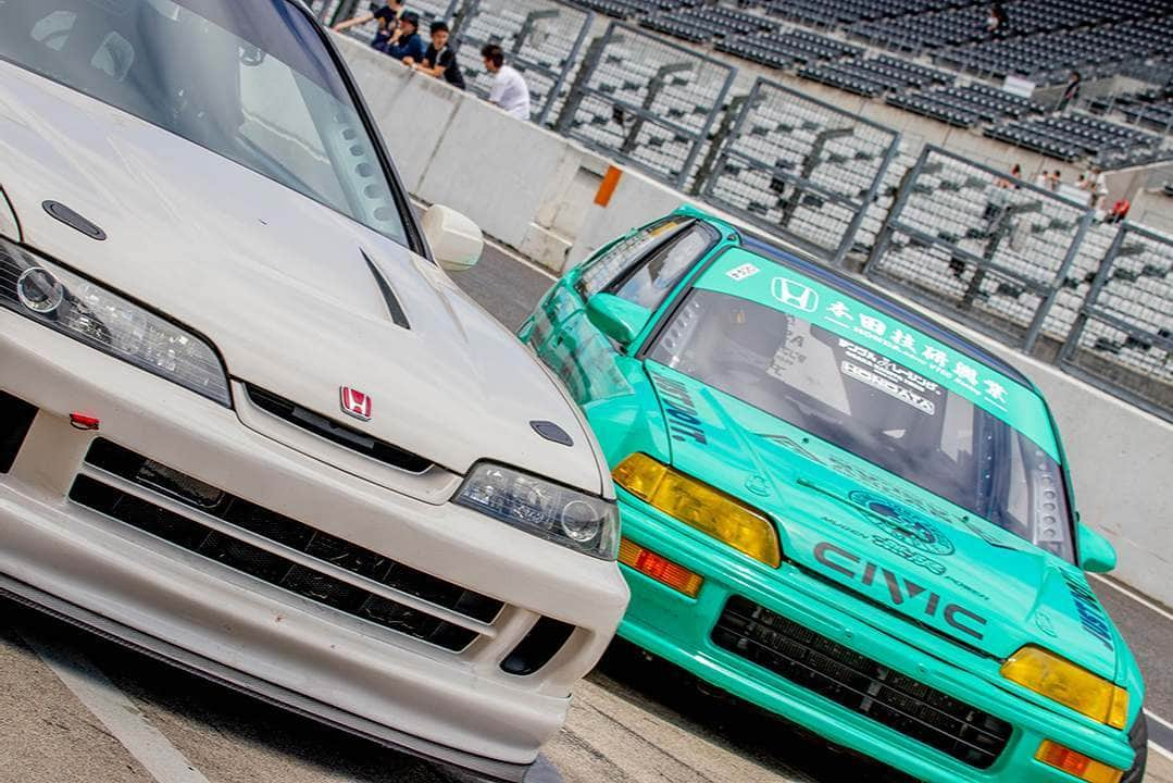 mistbahnさんのインスタグラム写真 - (mistbahnInstagram)「_ K24 Swapped Honda DC2 Integra Type R and ASLAN Honda K-Swapped EF9 CIVIC _ _ Shot on 5-Aug 2019 "HONDA VTEC ONE MAKE RACE Rd.3" at Suzuka International Circuit owner(DC2): @klau99 owner(EF9): @ef.ek.200124 photo: @mistbahn _ JP) 2019年8月5日 鈴鹿フルコース(鈴鹿サーキット国際レーシングコース)、ゼロファイターさん主催「HONDA VTEC ONE MAKE RACE Rd.3」。 _ _ #hondavteconemakerace #aslan #アスラン #aslan_inc_japan #suzukacircuit #suzukainternationalcircuit #鈴鹿サーキット #civic #hondacivic #ホンダシビック #シビック #ef9 #ef #efcivic #hondaintegra #dc2 #dc2r #dc2integra #itr #integra #rsx #acurarsx #k20 #k20a #kswapped #kseries #kswap #timeattack #timeattackjapan #hondasontrack」10月5日 21時32分 - mistbahn