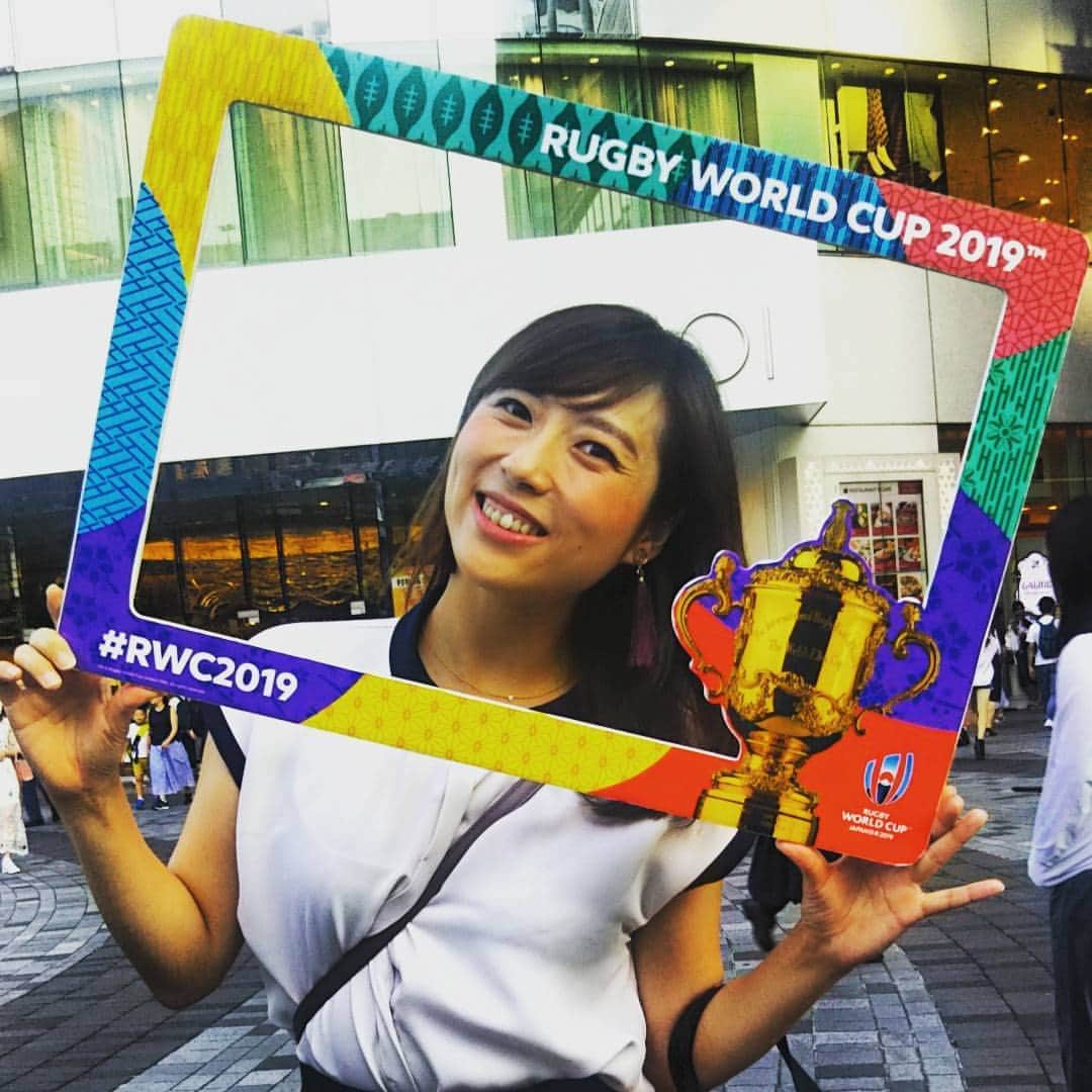 のインスタグラム：「いよいよ明日はスタジアムへ！！ #ラグビー #ワールドカップ #大学以来 #復習中 #サモア #日本 #ラグビーワールドカップ  #四年に一度ではない #一生に一度だ」
