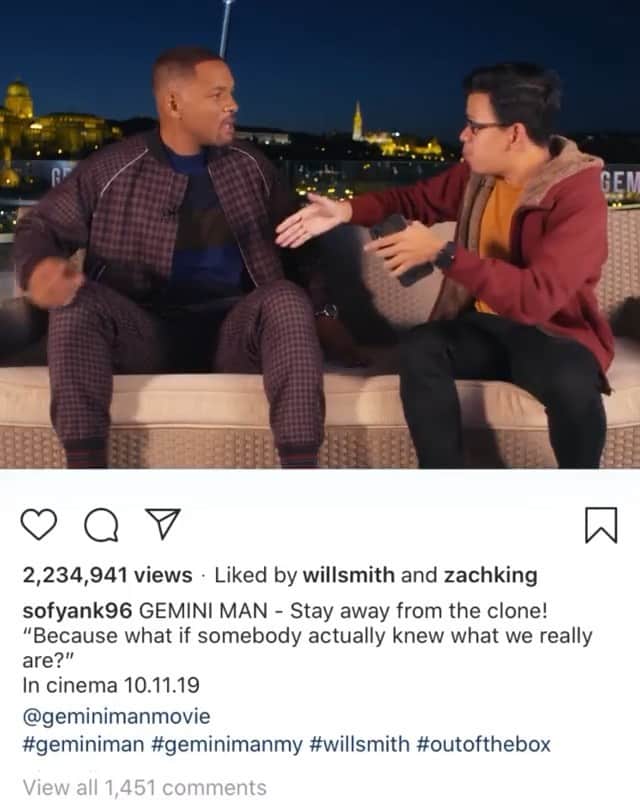 ウィル・スミスのインスタグラム