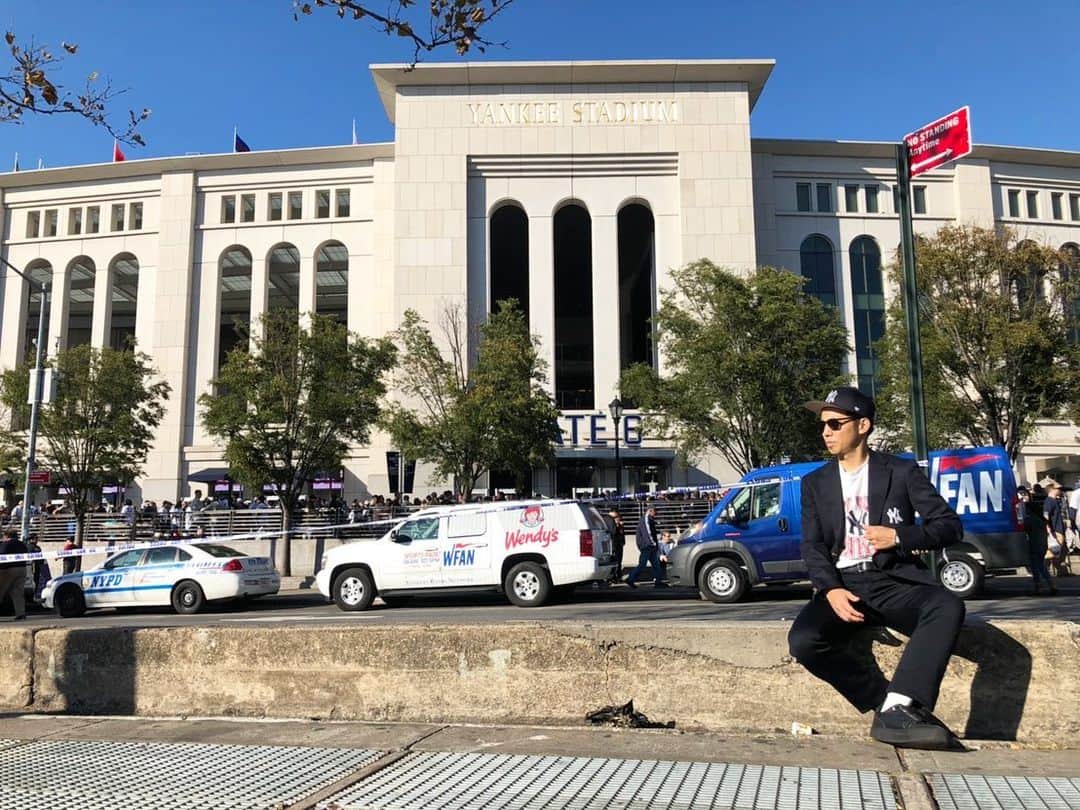 綾部祐二さんのインスタグラム写真 - (綾部祐二Instagram)「I love @Yankees ⚾️ #TanakaTime」10月6日 14時07分 - yujiayabe